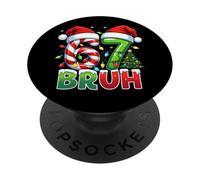 67 Christmas Meme Pajamas - Funny Holiday Gen Alpha Slang PopSockets PopGrip Adhesivo