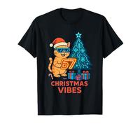 67 Christmas Vibes Air Cat Camiseta