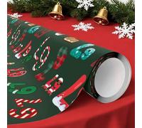 67 Christmas Wrapping Paper, 67 Meme Funny Gag Gift Wrap Paper Roll Tear Resistant, Six Seven Birthday Wrappings Papers Sheets for Christmas Party Favor (B,1Pcs)