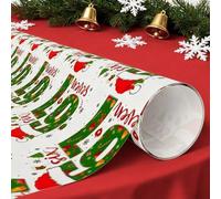 67 Christmas Wrapping Paper, 67 Meme Funny Gag Gift Wrap Paper Roll Tear Resistant, Six Seven Birthday Wrappings Papers Sheets for Christmas Party Favor (A,3Pcs)