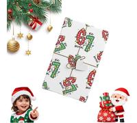 67 Christmas Wrapping Paper - Funny 67 Edition Wrapping Paper Six Seven Meme Unique Funny Teen Wrap for Birthday Christmas Gifts, Festive Party (D,47.5 * 450)