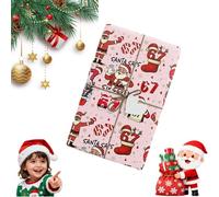 67 Christmas Wrapping Paper - Funny 67 Edition Wrapping Paper Six Seven Meme Unique Funny Teen Wrap for Birthday Christmas Gifts, Festive Party (F,47.5 * 450)