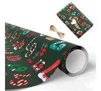 67 Christmas Wrapping Paper, Funny 67 Internet Meme Gift Wrap for Secret Santa, Holiday Presents & Friends (Style A,47.5 * 90CM)