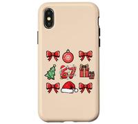 67 Coquette Christmas Funny 6 7 Meme Hombres Mujeres Niños Niños Carcasa para iPhone X/XS