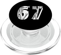 67 Craftsman Worker Tools - Diseño de números Inspirado PopSockets PopGrip para MagSafe