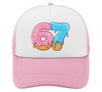 67 Cream Dropping Truck Hats - Fashionable, 67 Ice Cream Dropping Emojiss Hats | Baseball Hat for Adults Men Women Outdoor Travel Sports Commute Casual