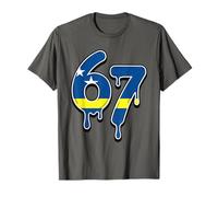 67 Curazao Six Seven Curazaoan Flag Camiseta