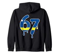 67 Curazao Six Seven Curazaoan Flag Sudadera con Capucha