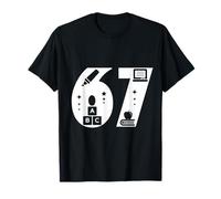 67 días de Clases Regreso a Clases Aprendizaje Diseño de números Camiseta