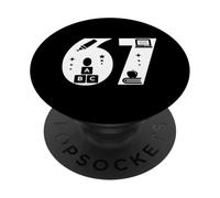 67 días de Clases Regreso a Clases Aprendizaje Diseño de números PopSockets PopGrip Adhesivo