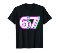 67 Diseño Glitch Camiseta