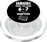 67 English Teacher 6 7 Reading 6-7 Ha Ha Made You Read Books PopSockets PopGrip para MagSafe