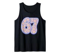 67 Estampado Animal de Leopardo con Estampado de Seis Siete Melocotones con Estampado de Safari Salvaje Camiseta sin Mangas