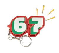 67 Fidget Toys, Six Seven Fidget Clicker, Divertido Llavero Meme 6 7, 67 Formas sensoriales calmantes Ligeros, Fidgets de Mano portátiles con Sonido de clics, para Adultos y niños