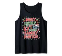 67 Funny Christmas Meme Most Likely To Say 67 Family Photos Camiseta sin Mangas