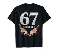 67 Funny Six Seven 6 7 Meme Gen Alpha Teens Slang 6 7 Hands Camiseta