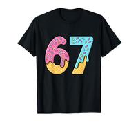 67 Ice Cream Drip Meme Funny Six Seven Gen Alpha Slang Camiseta