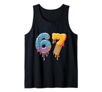 67 Ice Cream Drip Meme | Funny Six Seven Gen Alpha Slang Camiseta sin Mangas