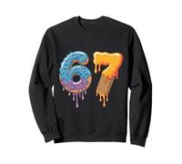 67 Ice Cream Drip Meme | Funny Six Seven Gen Alpha Slang Sudadera