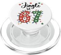 67 Jingle Some of The Way Funny 6-7 Christmas 6 7 Holiday 67 PopSockets PopGrip para MagSafe