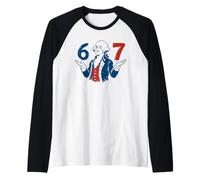 67 Jorge Washington 6 7 Camiseta Manga Raglan
