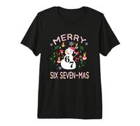 67 Mas Meme Candy Cane Six Seven Kids Men Women Christmas Camiseta Premium