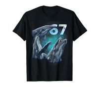 67 Meme Ballena Aullando a la Luna Seis Siete Camiseta