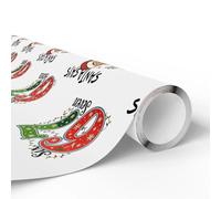 67 Meme Christmas Gift Wrap, Funny Holiday Wrapping Paper Roll for Kids & Adults, Unique “Six Seven” Meme Gift Wrap, 30in Wide Xmas Santa Paper for Birthday Christmas Gifts, Festive Party(O#,20*72in)