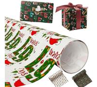 67 Meme Christmas, Gift Wrap, Meme Gift Wrap for Christmas, Secret Santa & Gag Gifts, 19.69in-wide Funny 67 Edition Wrapping Paper, Fun Holiday Wrapping Paper for Friends and Coworkers (White,180cm)