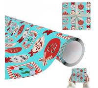 67 Meme Christmas Gifts Wrap, 67 Christmas Wrapping Paper, 19in Neon Green Wraps Papers Roll, Wide Tear-Resistant Holiday Wrapping Paper For Birthdays & Xmas Gifts (E, 2)