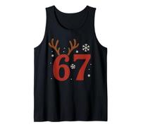 67 Meme Christmas Rindeer Holiday - Six Seven Gen Alpha Z Camiseta sin Mangas