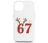 67 Meme Christmas Rindeer Holiday - Six Seven Gen Alpha Z Carcasa para iPhone 13