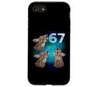 67 Meme Ciervo Aullando a la Luna Seis Siete Carcasa para iPhone SE (2020) / 7/8