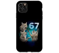 67 Meme Coyote Aullando a la Luna Seis Siete Carcasa para iPhone 11 Pro MAX