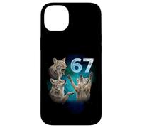 67 Meme Coyote Aullando a la Luna Seis Siete Carcasa para iPhone 14 Plus