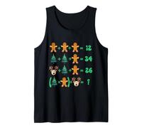 67 Meme De Matemáticas De Galletas De Navidad Camiseta sin Mangas