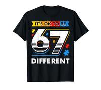 67 Meme Está Bien ser Diferente Conciencia sobre el Autismo Autista Camiseta