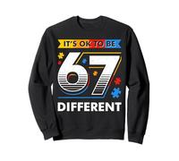 67 Meme Está Bien ser Diferente Conciencia sobre el Autismo Autista Sudadera