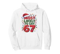 67 Meme Funny Christmas Meme Design Most Likely To Say 67 Sudadera con Capucha