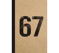 67 Meme Funny Sarcastic Work Gag Gift Vintage Notebook for Office Coworkers, Boss, Men & Women: Funny 67 Six Seven Meme Viral Social Media Retro Vintage Notebook