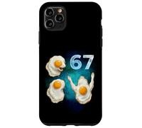 67 Meme Huevo Frito Aullando a la Luna Seis Siete Carcasa para iPhone 11 Pro MAX