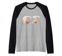 67 Meme Ice Cream Drip Six Seven Gen Alpha Slang Vibes Camiseta Manga Raglan
