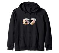 67 Meme Ice Cream Drip Six Seven Gen Alpha Slang Vibes Sudadera con Capucha