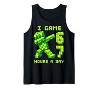 67 Meme Kids Gamer Pixel Art Six Seven Gaming Camiseta sin Mangas