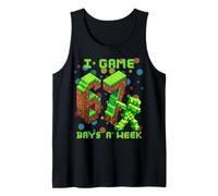 67 Meme Kids Gamer Pixel Art Six Seven Gaming Camiseta sin Mangas
