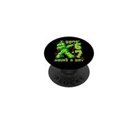 67 Meme Kids Gamer Pixel Art Six Seven Gaming PopSockets PopGrip Adhesivo