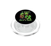 67 Meme Kids Gamer Pixel Art Six Seven Gaming PopSockets PopGrip para MagSafe