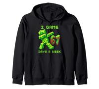 67 Meme Kids Gamer Pixel Art Six Seven Gaming Sudadera con Capucha