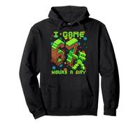 67 Meme Kids Gamer Pixel Art Six Seven Gaming Sudadera con Capucha