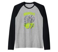 67 Meme Parents Disfraz de Halloween Pudrición del Cerebro 6 7 Six Seven Camiseta Manga Raglan